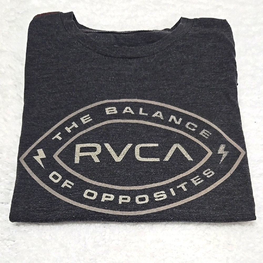 RVCA Men's Charcoal T-Shirt